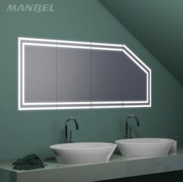 Dachschrägen Spiegelschrank